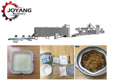 التسخين الذاتي 100 كجم / ساعة ماكينة صنع الأرز الاصطناعي