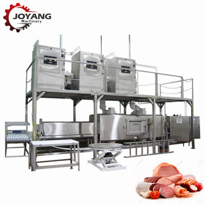 915MHZ آلة ذوبان الميكروويف لإنتاج لحم الخنازير أجنحة الدجاج