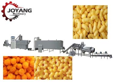 150-500 كجم / ساعة آلة نفخة الذرة الذرة الأرز وجبة خفيفة ماكينة الطارد برغي مزدوج