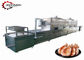 الروبيان المأكولات البحرية الخبز 50kw 50KG / H آلة تجفيف الميكروويف